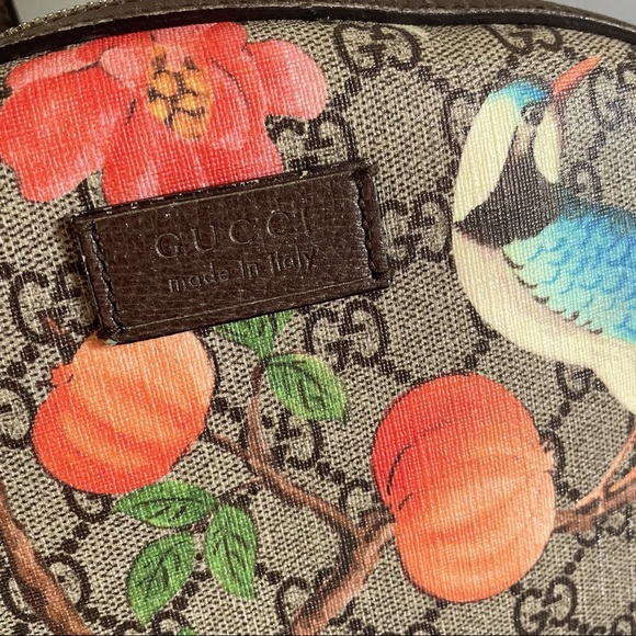 Gucci Large GG Web Supreme Monogram Backpack Unisex - Picture 15 of 16